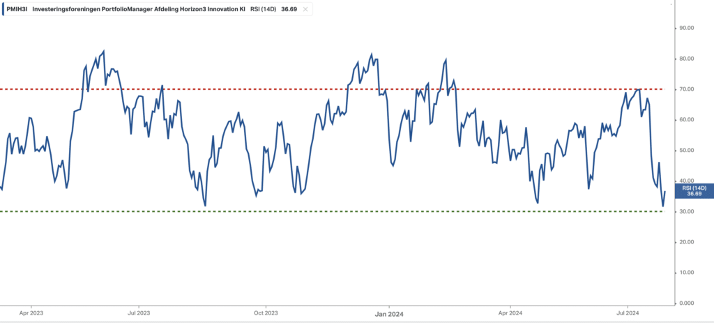 RSI indikatoren for Horizon3 indikerer, at kursfaldet er en overreaktion.