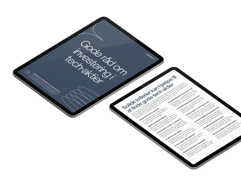 Horizon3 har lavet en kort guide om gode råd til investeringer i tech aktier